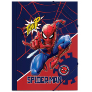 Luna: Gummibandmappe mit Spider-Man-Motiv, 25 x 35 cm