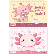 Luna: Must Axolotl Skizzenblock A4, 30 Blatt, in verschiedenen Ausführungen