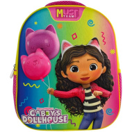 Luna: Must Team 3D Gabis Puppenhaus abgerundeter Kindergarten-Rucksack 26x10x32 cm