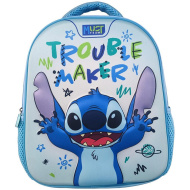 Luna: Must Team 3D Stitch abgerundeter Kindergarten-Rucksack 26x10x32 cm