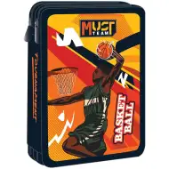 Luna: Must Team Basketball-Motiv 2-stöckiges gefülltes Federmäppchen