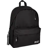 Luna: Must Team Monochrome schwarzer Schulranzen, Rucksack 32x17x42 cm
