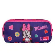Luna: Must Team Süße Minnie Maus zweistöckiges, zylinderförmiges Federmäppchen 21x6x9 cm
