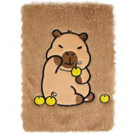 Luna: Plüsch-Tagebuch mit Capybara-Motiv