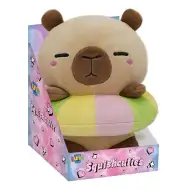 Luna: Squishcuties Wasserschwein-Plüsch im bunten Donut, 21 cm