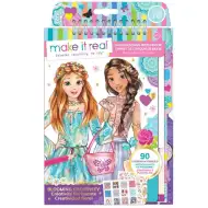 Make it Real: Mode-Design-Skizzenbuch mit Zubehör - Romantische Kleider