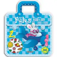 Malbuch für Jungen mit Aufklebern - 2. Flugzeug
