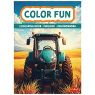 Malbuch für Traktoren und landwirtschaftliche Maschinen – Trefl