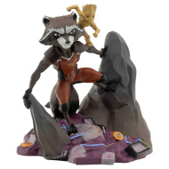 Marvel Mordály und Groot 8 cm große Spielfigur mit Sockel - Bullyland