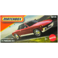 Matchbox: 71 Porsche 914, rotes Modellauto in Pappschachtel 1/64 – Mattel