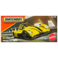Matchbox: Radical SR3 XXR, gelbes Spielzeugauto mit Pappschachtel, 1/64 – Mattel