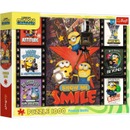 Minions 3 Filmbilder 1000-teiliges Puzzle – Trefl