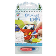 Mit Wasser malen – 5-seitiges Malheft, 23 × 14 cm – Autos