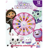 Móra: Gabis Puppenhaus – Ausmalbuch mit 12 Wachsmalstiften