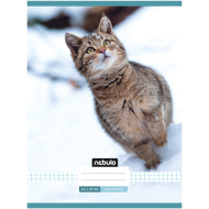 Nebulo: A4-geheftetes, liniertes Heft mit Katzenmotiv 81-32