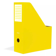 Nebulo: Aktenhalter 80 mm, zusammenklappbar, Karton, gelb