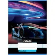 Nebulo: Geheftetes liniertes Heft für die 2. Klasse A5 16-32 Cooles Design - Autos