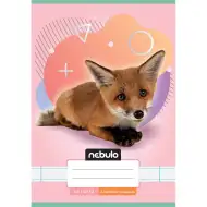 Nebulo: Geheftetes liniertes Heft für die 3. Klasse A5 12-32 Tiere - Fuchs