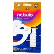 Nebulo: Knetset in Naturweiß, 12 Stück