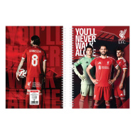 Nebulo: Liverpool Spiralheft, kariert, 70 Blatt, A4, 1 Stück