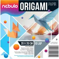 Nebulo: Origami-Blätter 20x20cm, 10 Stück, 80g