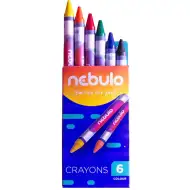 Nebulo: Wachsmalkreiden 6er-Set