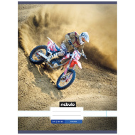Nebulo: Xtreme Motocross liniert, A4, geheftetes Notizheft 81-32