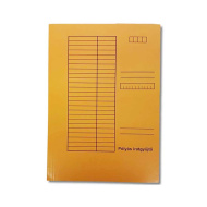 Orange Mappe mit Schnurverschluss, A4, 230 g/m²