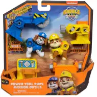 Paw Patrol: Rubble und sein Team Wheeler und Rubble Hunde mit Werkzeugen – Spin Master