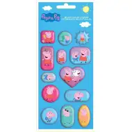 Peppa Wutz 3D-Hologramm 13-teiliges Aufkleberset