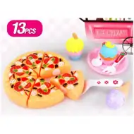 Pizza-Spielset mit Süßigkeiten, 13-teilig