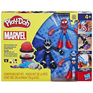 Play‑Doh: Marvel – Heldenhafte Abenteuer Knet‑Set mit 3 Figuren – Hasbro