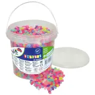 PlayBox: 5mm MIDI bügelbare Glitzerperlen 5000er Mix