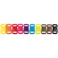 PlayBox: Bunte Kunststoffclips, 10er-Set, 11 mm