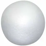 PlayBox: Dekorations-Polystyrolkugel 8 cm Durchmesser 1 Stk.
