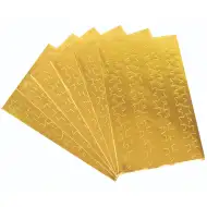 PlayBox: Goldene Sterne 288 Stück Aufkleber-Set