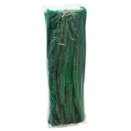 PlayBox: Grüne Chenille-Fäden 100 Stück 6mm