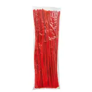 PlayBox: Rote Chenille-Fäden 100 Stück 6mm