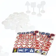 PlayBox: Verkehrsschilder mit Aufklebern