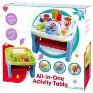 Playgo: All In One zweiseitiger Aktivitätstisch mit Funktionen