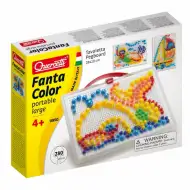 Quercetti: Bunte Steckmosaik-Set Wal 280 Stück
