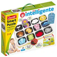 Quercetti: Smart magnetisches Puzzle Erste Wörter und Farben