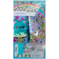 Rainbow Loom: Auto Loom Gummiband-Armband-Knüpfgerät Starterset