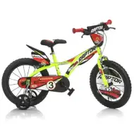 Raptor grünes Kinderfahrrad in Größe 16 - Dino Bikes Fahrrad