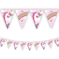 Regenbogen-Einhorn-Party-Wimpelkette
