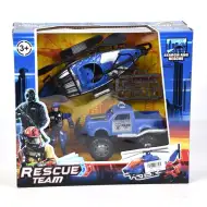 Rescue Team Polizeispielset mit Jeep und Zubehör