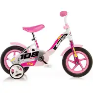 Rosa Kinderfahrrad in Größe 10 - Dino Bikes Fahrrad