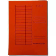 Rote Mappe mit Schnurverschluss, A4, 230 g/m²