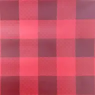 Rotes kariertes Geschenkpapier 200x70 cm