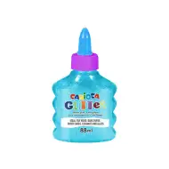 Schimmernder flüssiger Neon-hellblauer Kleber 88ml - Carioca